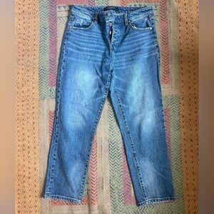Liverpool Straight Jeans - size 8 - blue